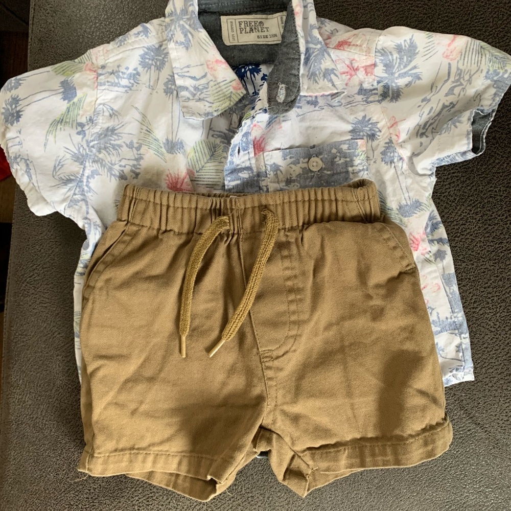 18mo Free Planet summer outfit